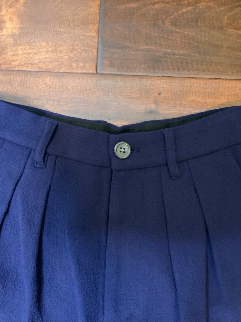 Alex Mill X Becky Malinsky Holiday Things Blue Pleated Pants, Size 4, Nwt $295 — image 3 of 6